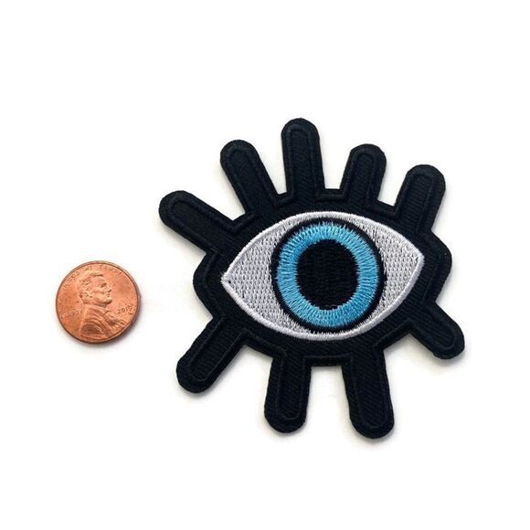 All Seeing Eye Embroidered Patch - Picture 2 of 3